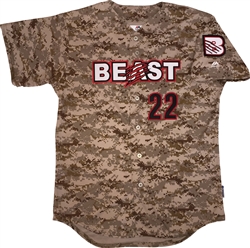 LI Beast Sublimated Twill Baseball Jersey