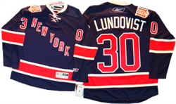 New York Rangers - Jersey - Reebok - Lundqvist #30 – Overtime Sports